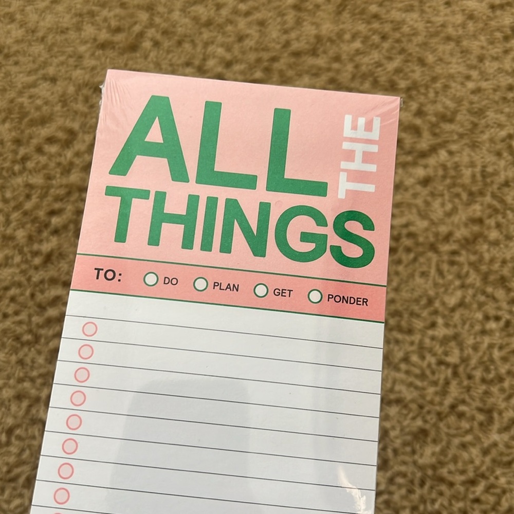 All the Things To-Do List Notepad - Picture 2 of 5